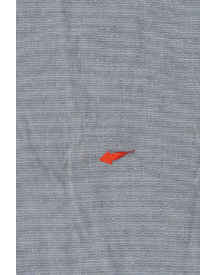 Cămașă pentru bărbați CALVIN KLEIN Slim Fit Mărimea 18 2XL Bumbac cu pete albastre