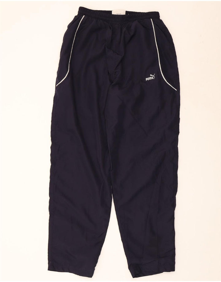 Pantaloni de trening PUMA pentru bărbați, poliester mediu bleumarin