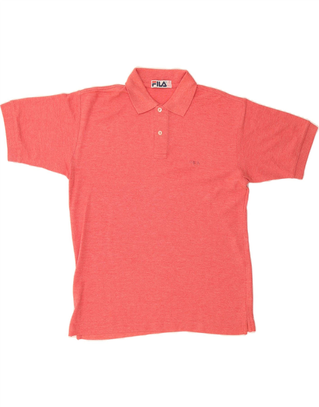 FILA Mens Polo Shirt IT 46 Small Red Cotton Vintage Fila and Second-Hand Fila from Messina Hembry 