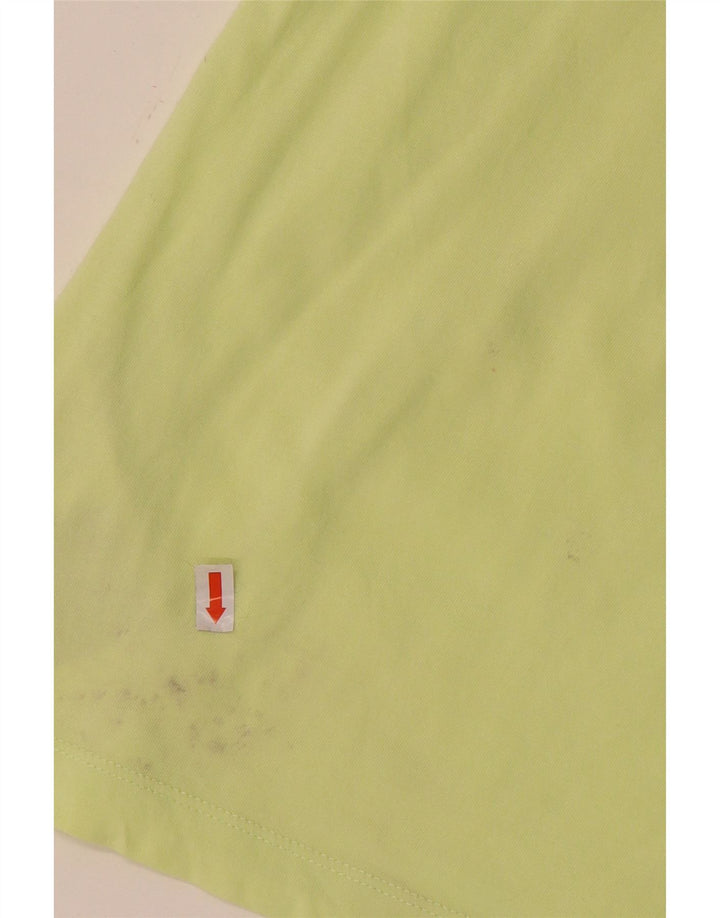 Tricou grafic Nike pentru bărbați Top din bumbac verde mediu