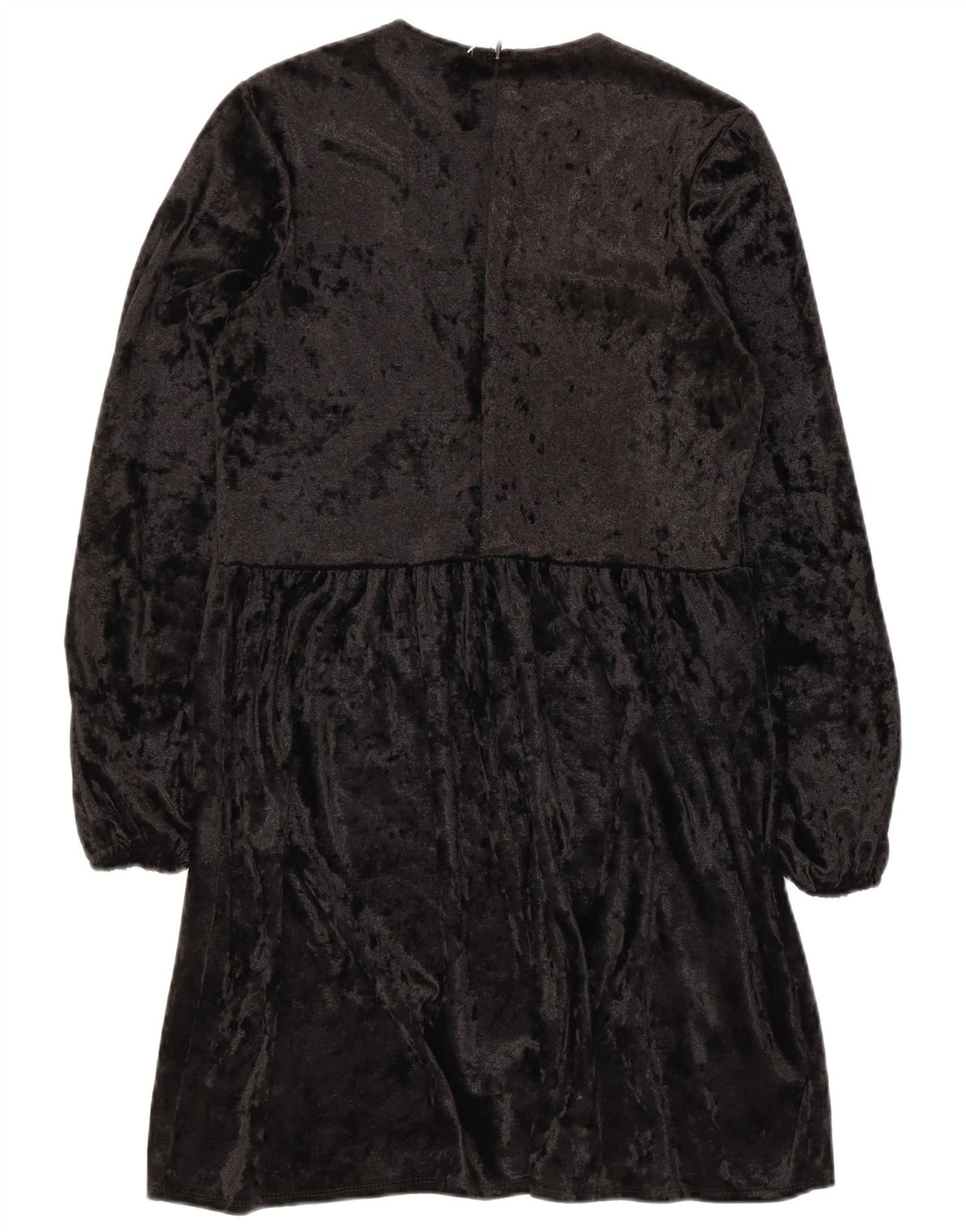 Rochie A-Line cu mânecă lungă pentru femei Asos UK 8 Poliester negru mic