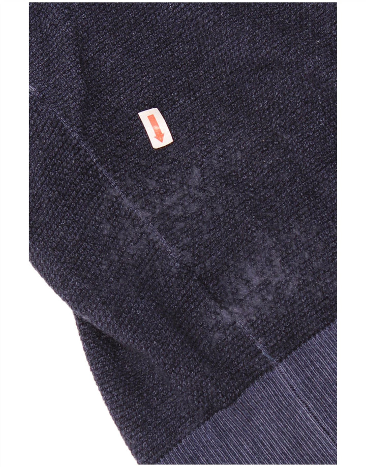 Pulover cardigan pentru femei Sun68 UK 20 2XL Lână bleumarin