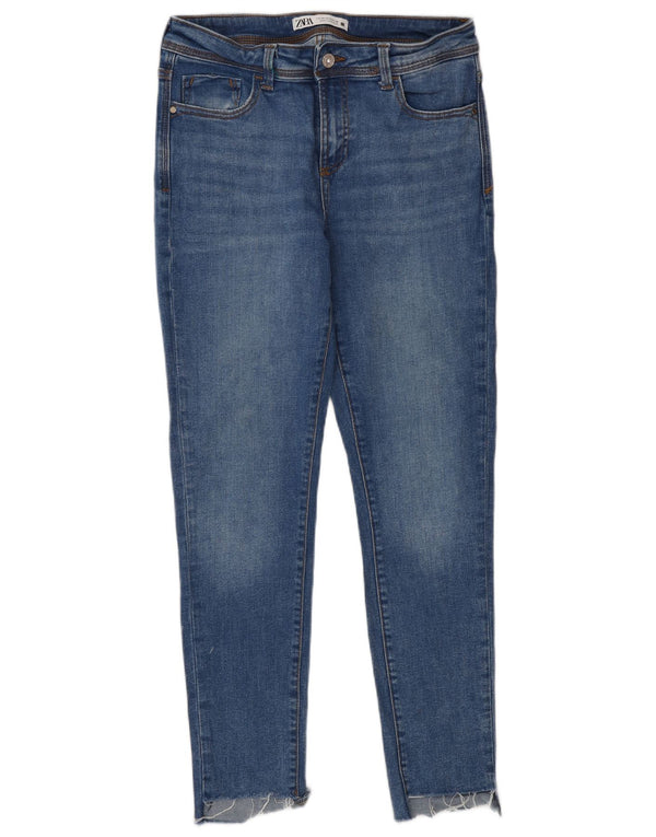 Blugi skinny dama Zara EU 40 Medium W30 L28 Albastru