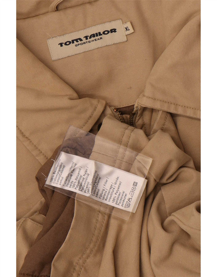 Jachetă pentru bărbați Tom Tailor UK 42 XL, bumbac, bej