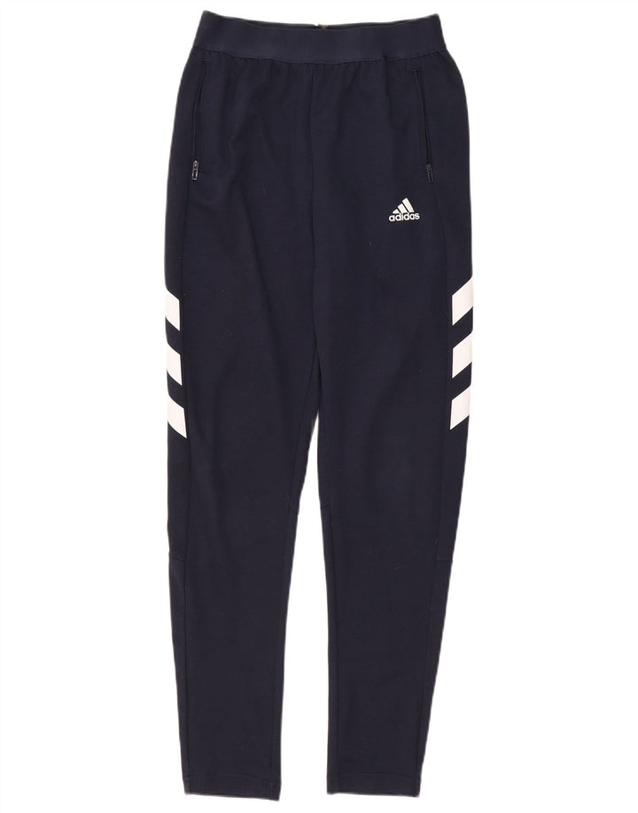 Adidas Boys Graphic Leggings 13-14 Ani Bleumarin Poliester