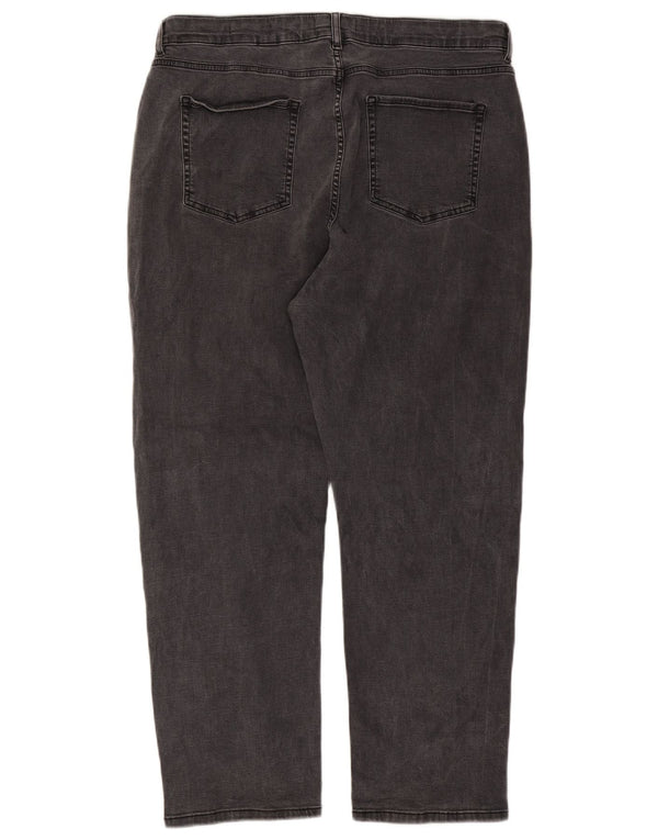 Marks & Spencer Blugi drepti pentru femei Per Una UK 20 2XL W40 L28 Negri