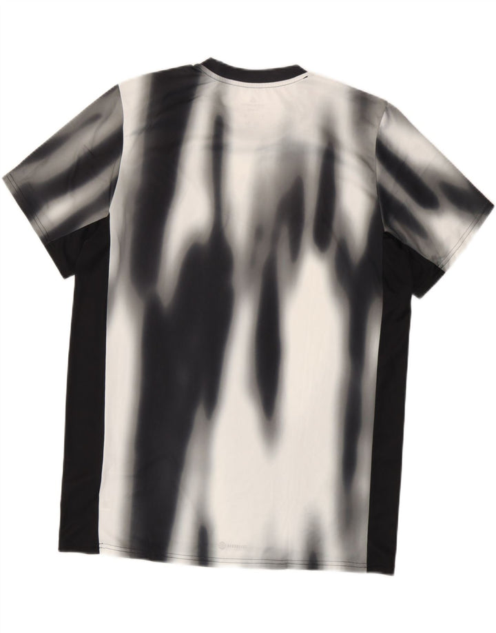 Tricou pentru bărbați Adidas Top mare negru Tie Dye Poliester