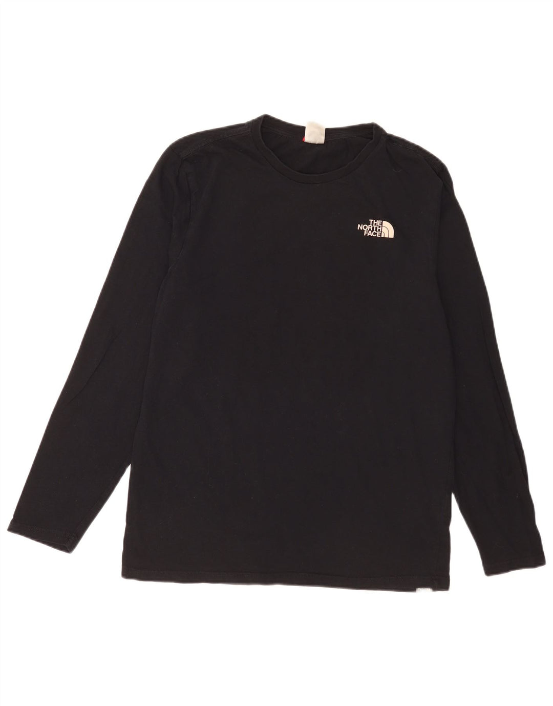 The North Face pentru bărbați, top grafic cu mânecă lungă, bumbac mediu negru
