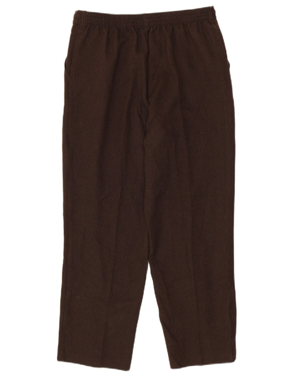 Pantaloni casual conici pentru femei Marks & Spencer UK 12 Medium W30 L26 Maro