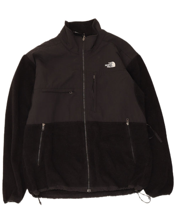The North Face Mens Liner Fleece Jacket UK 40 Large Black Colorblock
