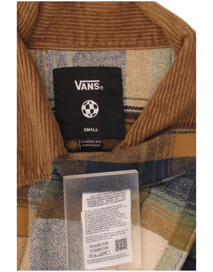 Cămașă Vans Lumberjack Classic Fit Flannel pentru bărbați, cu carouri mici, multicolore