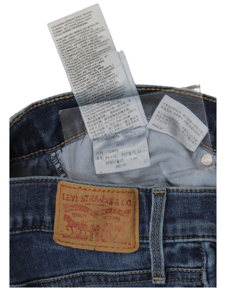 Blugi slim pentru femei Levi's W33 L26 Bumbac albastru