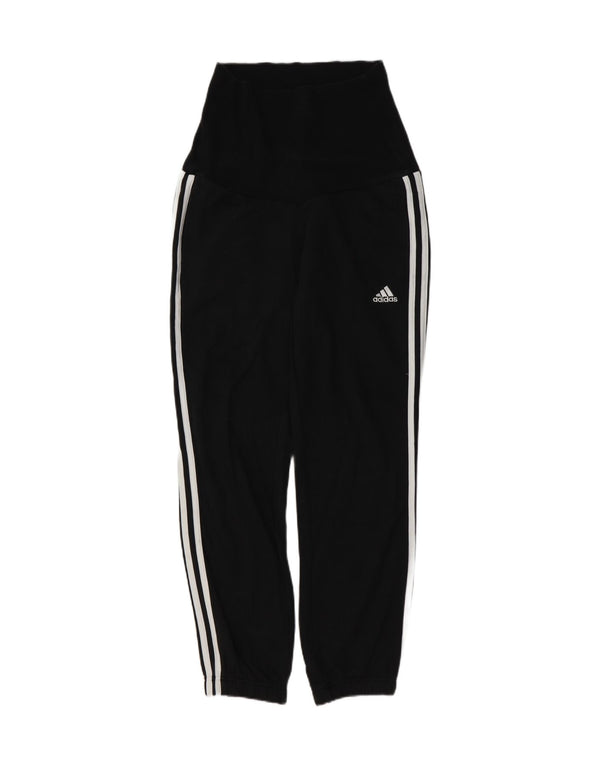 Pantaloni de trening de maternitate Adidas pentru femeie Joggeri UK 4/6 XS bumbac negru
