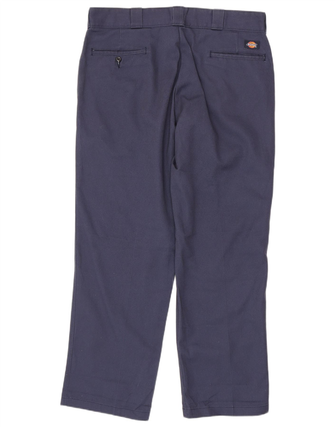 Pantaloni chino drepți pentru bărbați Dickies W38 L30 poliester bleumarin