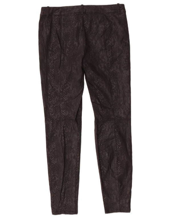 Pantaloni casual pentru femei CALVIN KLEIN US 4 Small W30 L27 Black Animal Print