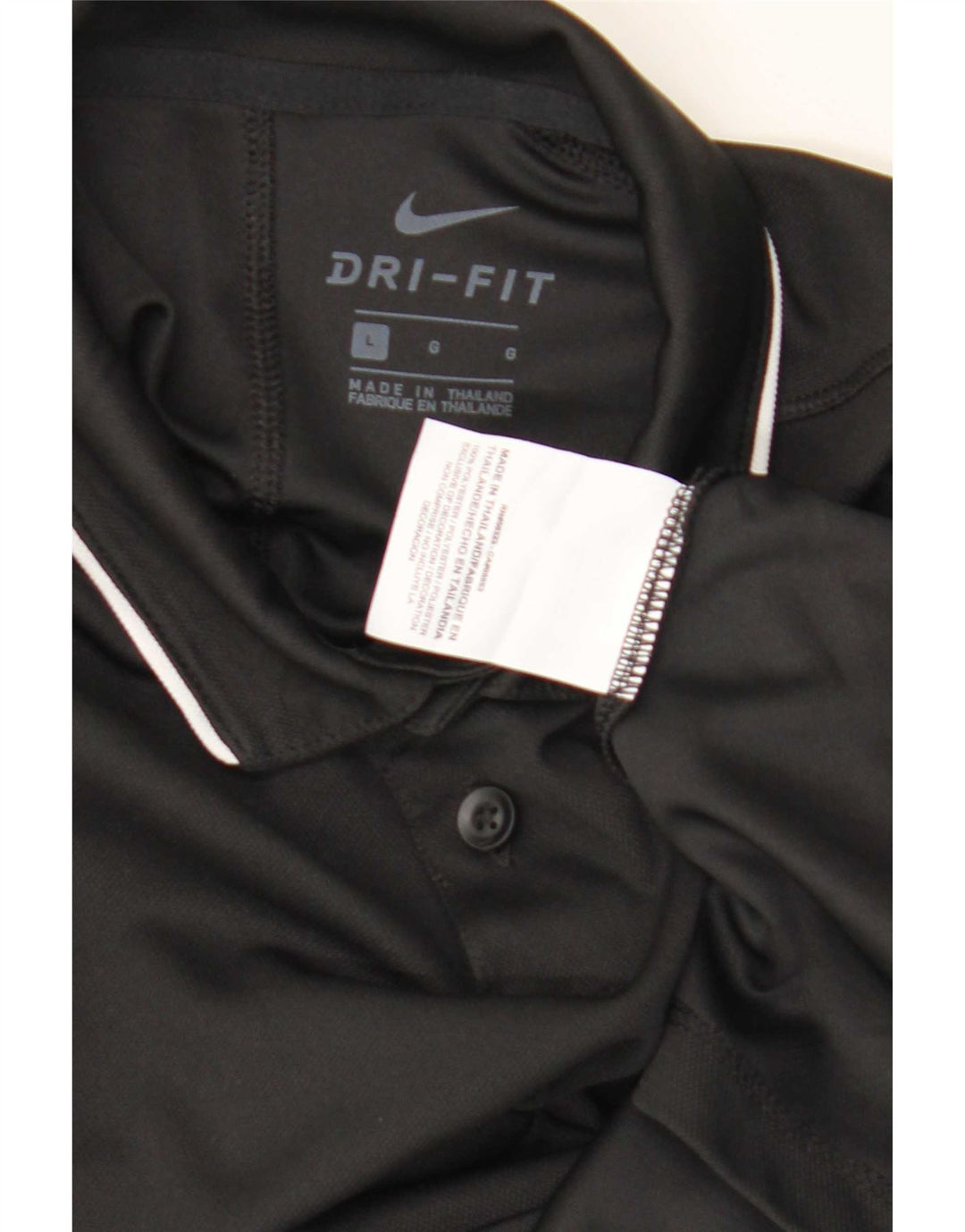 Tricou polo Nike Dri Fit pentru băieți 12-13 ani Poliester negru mare