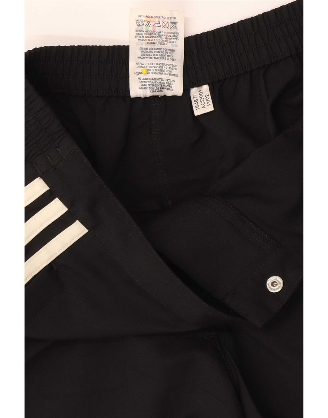 Pantaloni scurți casual Adidas Climalite pentru femei UK 12 Medium W28 Poliester negru