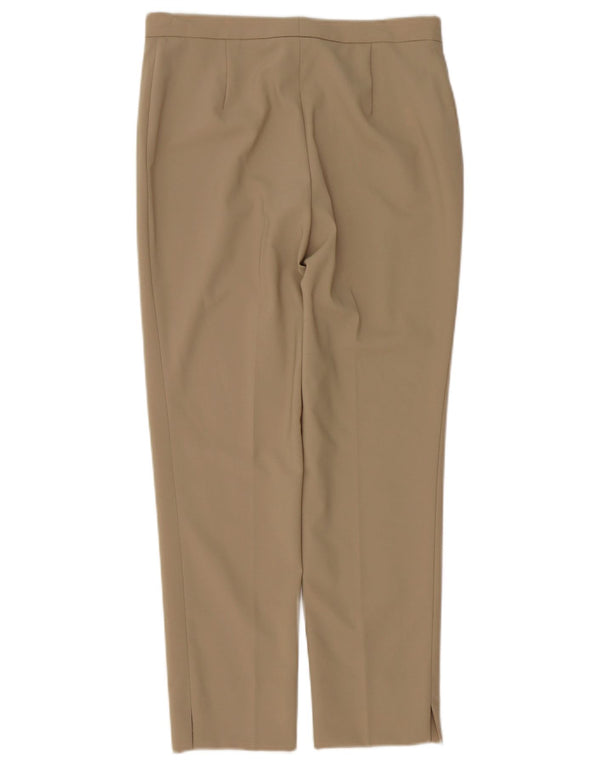 Pantaloni de costum drepți pentru femei Les Copains EU 40 Mediu L30 L27 Bej