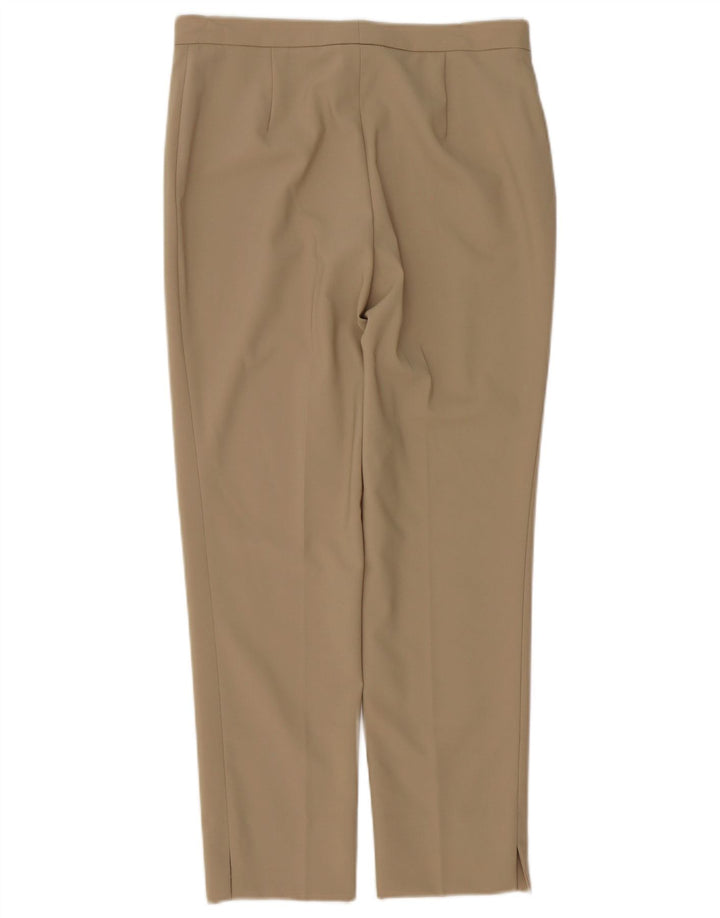 Pantaloni de costum drepți pentru femei Les Copains EU 40 Mediu L30 L27 Bej