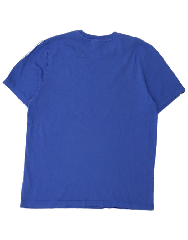 Tricou grafic Nike pentru bărbați Top mare, albastru, bumbac color bloc