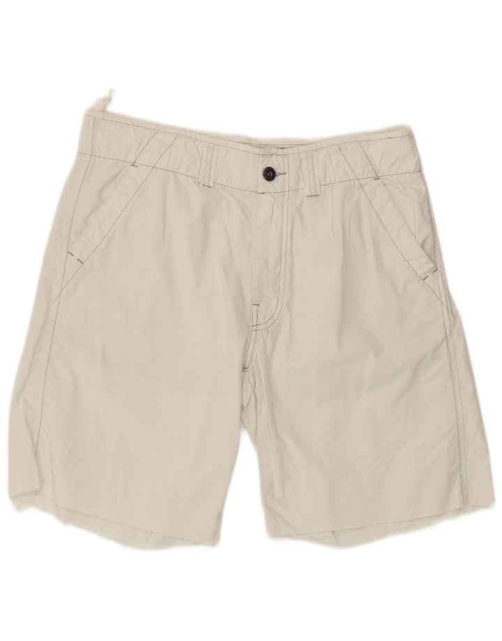 Murphy & Nye Pantaloni scurți chino pentru bărbați, mari W34, bumbac alb
