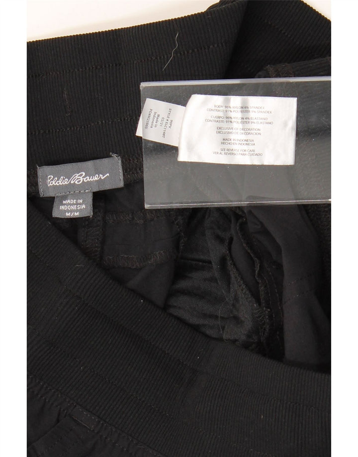 Pantaloni capri drepti cargo pentru femei EDDIE BAUER Mediu L30 L22 Negri
