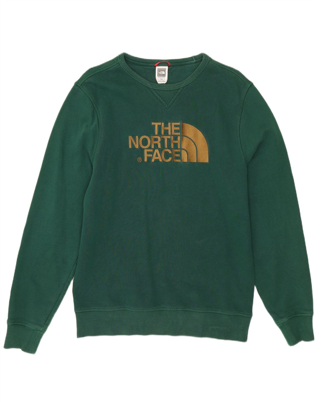 Pulover grafic pentru bărbați The North Face, bumbac verde mediu