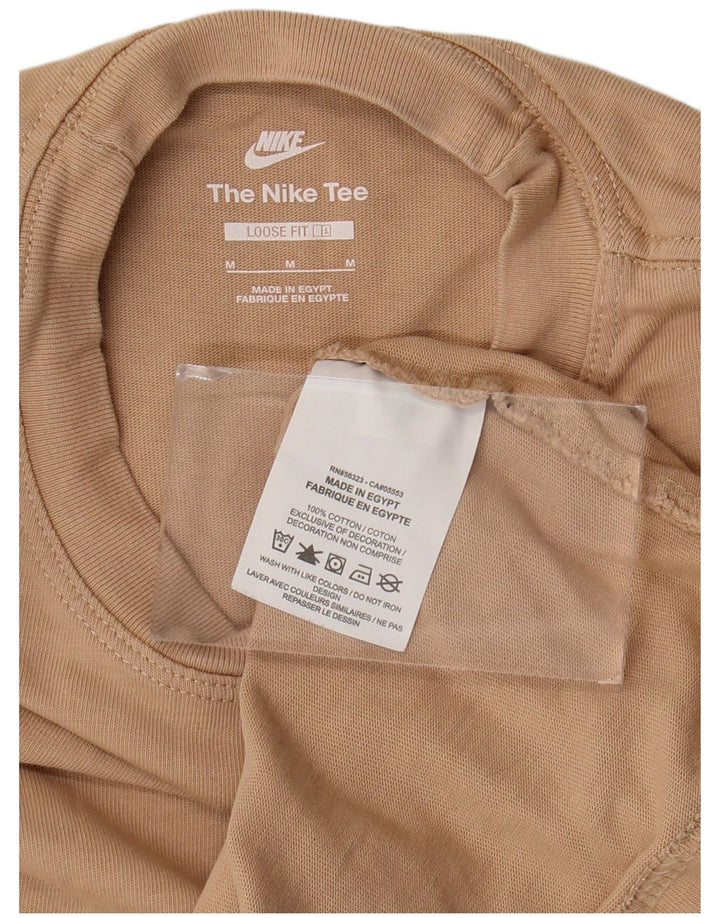 Tricou pentru femei Nike Crop Top UK 14 Medium Beige Bumbac