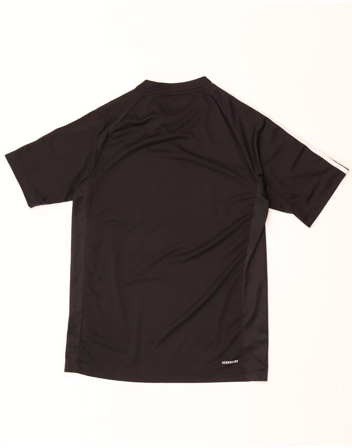Tricou cu grafică Adidas Aeroready pentru bărbați Top mic poliester negru