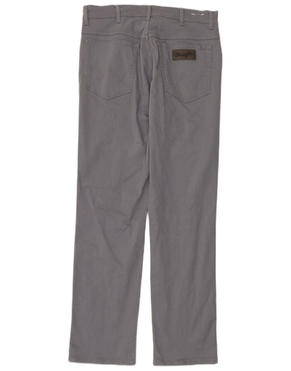Pantaloni casual drepti pentru bărbați Wrangler Texas W32 L32 bumbac gri