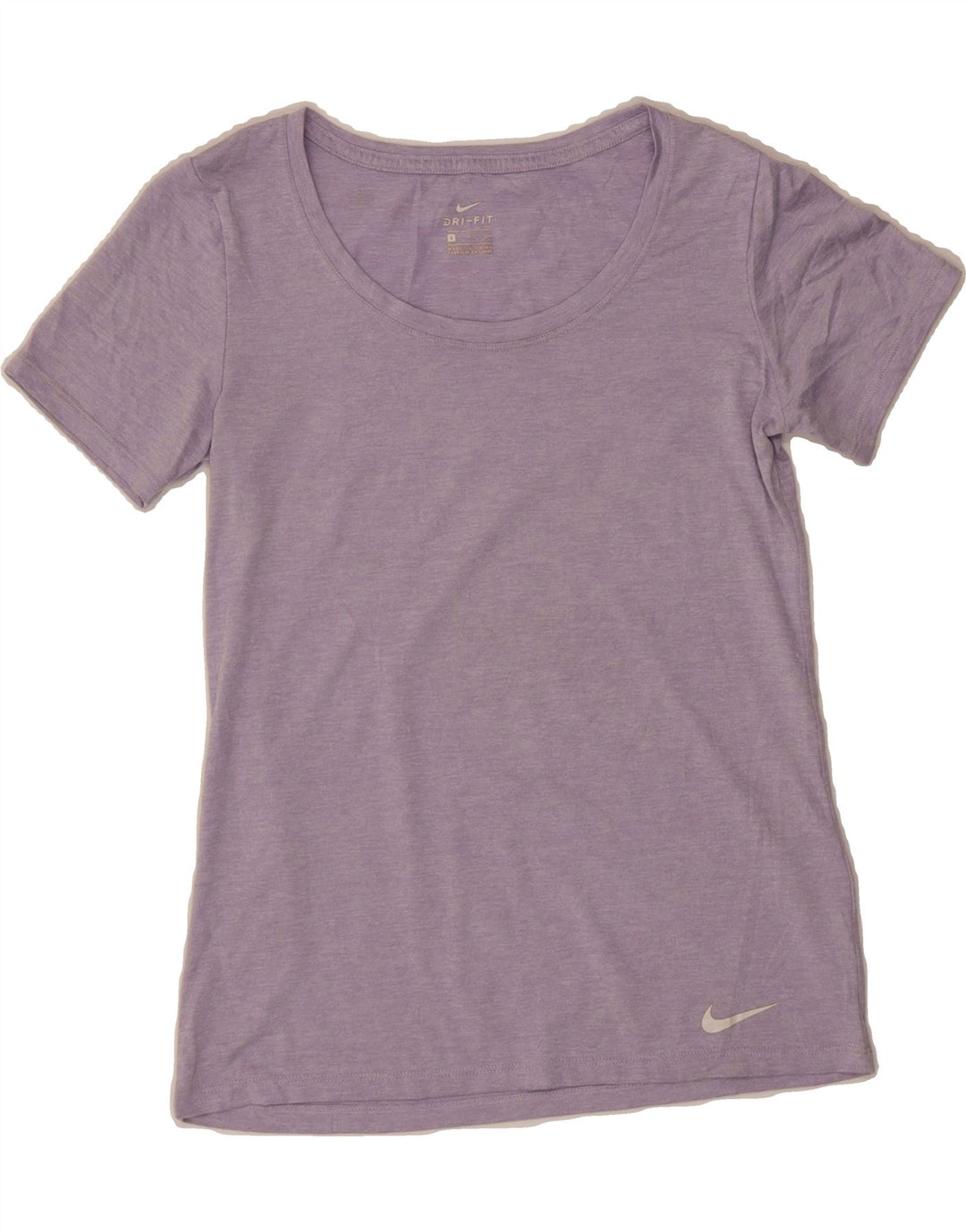 NIKE Womens Dri Fit T-Shirt Top UK 10 Small Purple Polyester Vintage Nike and Second-Hand Nike from Messina Hembry 