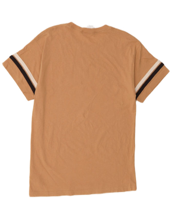 Tricou grafic pentru bărbați Nike Top mic, bej, bumbac