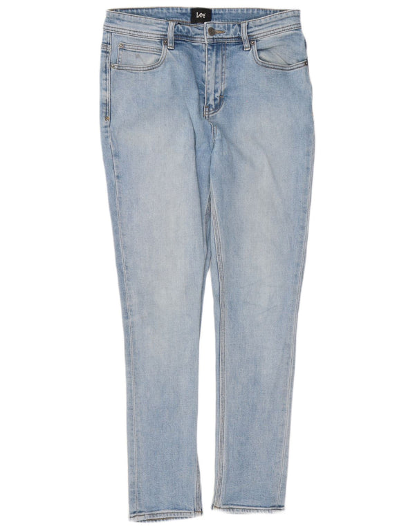 Blugi skinny pentru femei cu talie înaltă Lee W30 L28 bumbac albastru