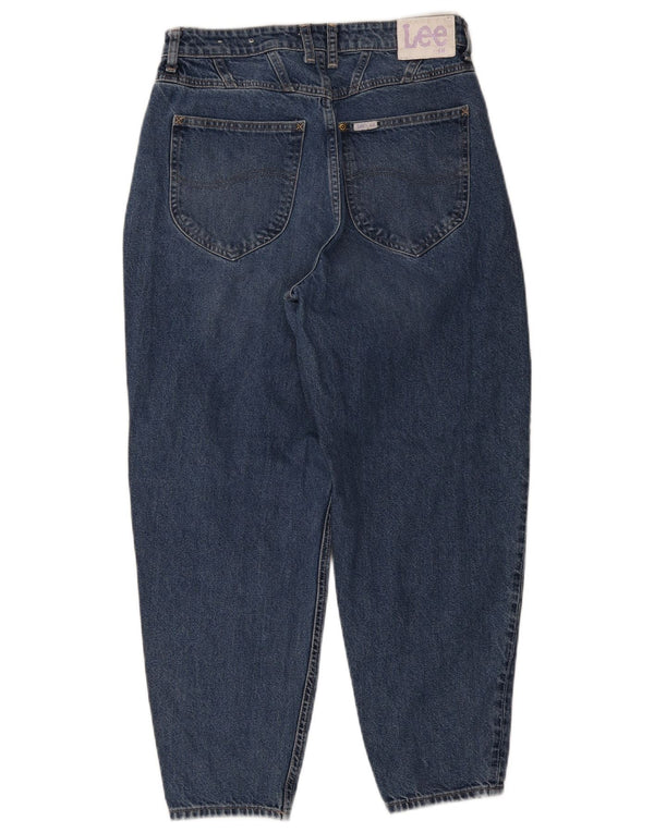 Blugi conici pentru femei cu talie înaltă Lee US 10 Large W30 L26 Bumbac albastru
