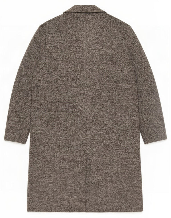 Calvin Klein Jeans Womens Overcoat UK 18 XL Grey Flecked Polyester