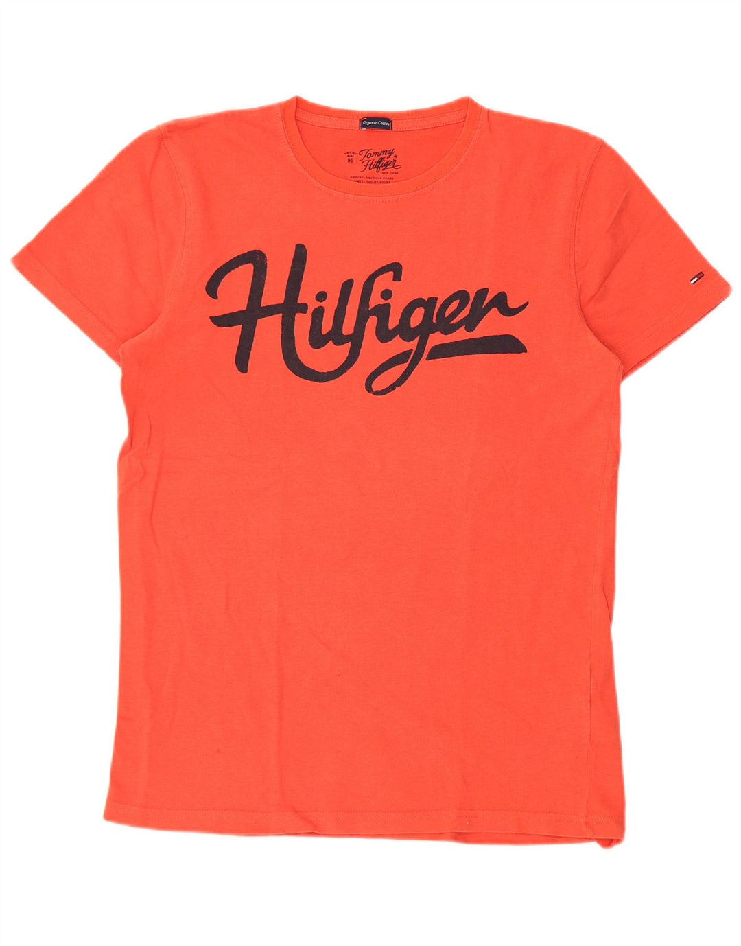 Tricou grafic Tommy Hilfiger pentru bărbați Top portocaliu mediu