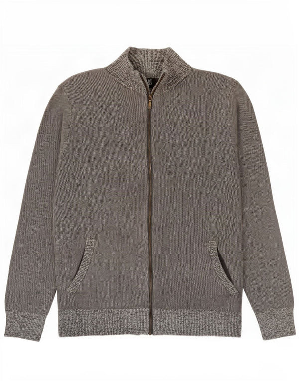 Pulover Cardigan pentru bărbați White Stuff Bumbac mic gri