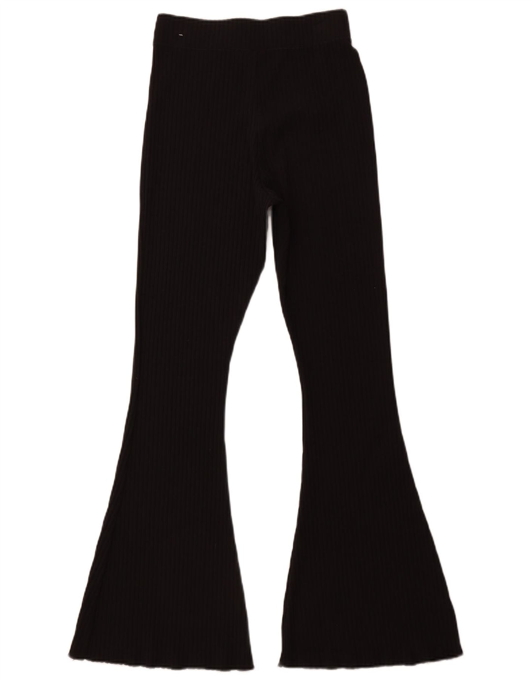 Pantaloni de trening NIKE Flare pentru femei UK 8, bumbac negru mic