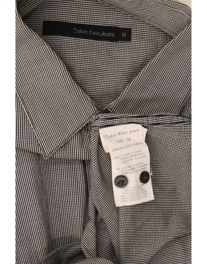 Calvin Klein Jeans Cămașă pentru bărbați Medium Griy Gingham Bumbac