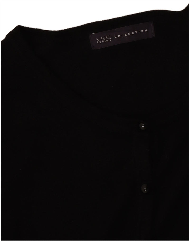 Pulover cardigan pentru femei Marks & Spencer UK 14 Medium Negru