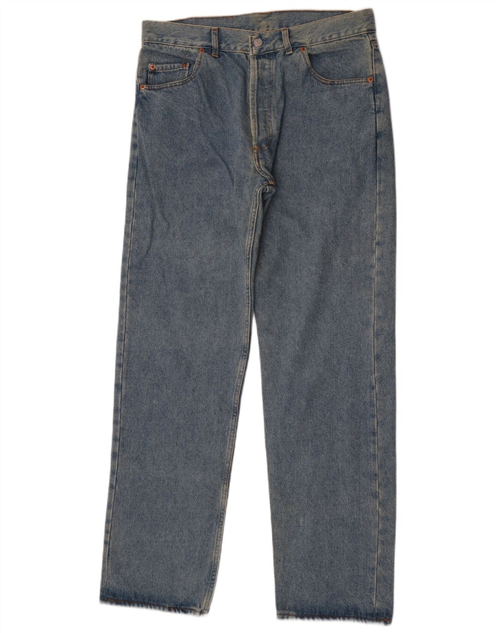Blugi drepti pentru bărbați Levi's 501 W33 L33 albastru