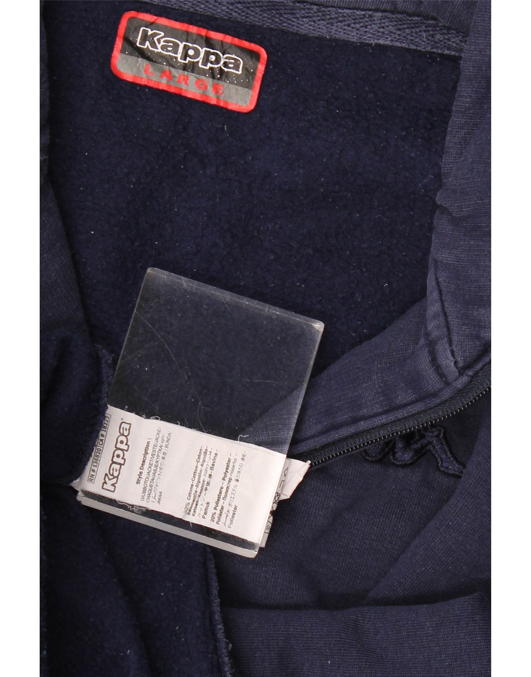 Jachetă de trening KAPPA pentru bărbați, mare, albastru, bumbac