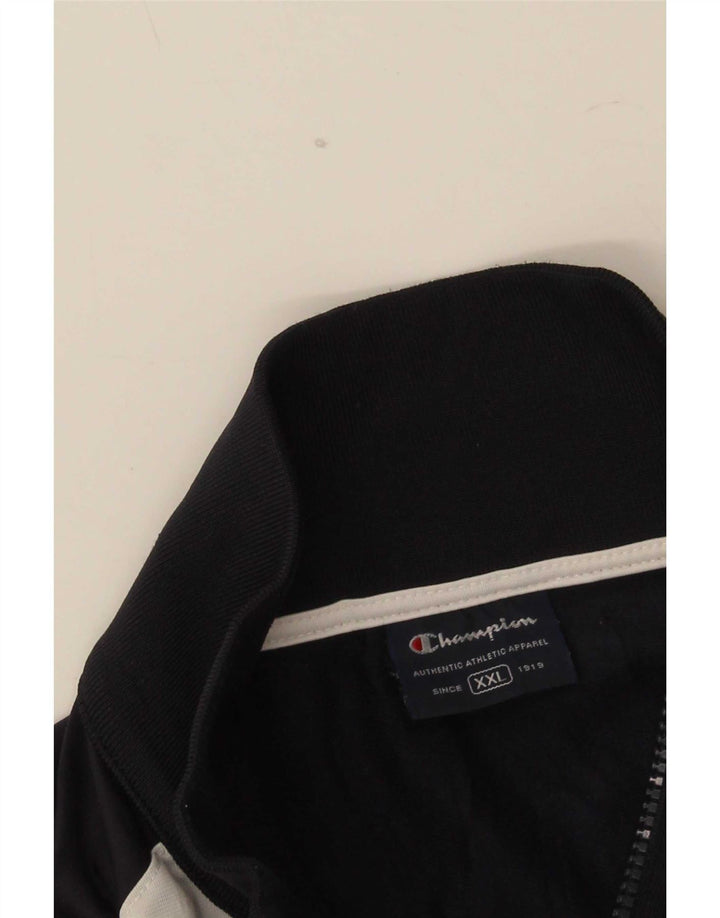 Jachetă de trening pentru bărbați Champion, 2XL, albastru bleumarin, color block
