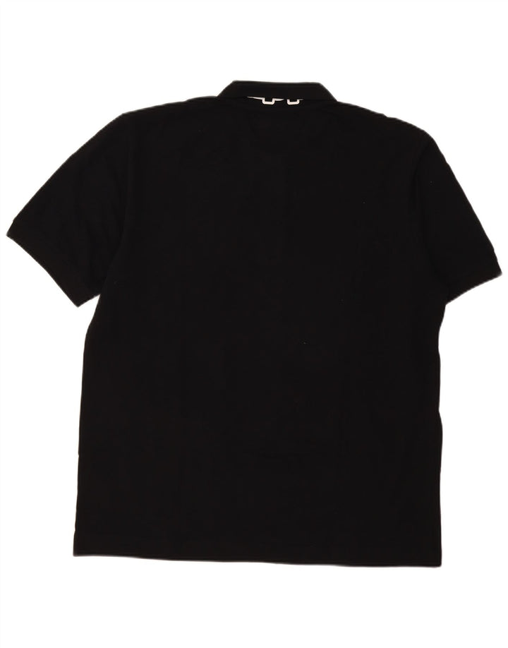 Cămașă polo pentru bărbați Kappa XL bumbac negru