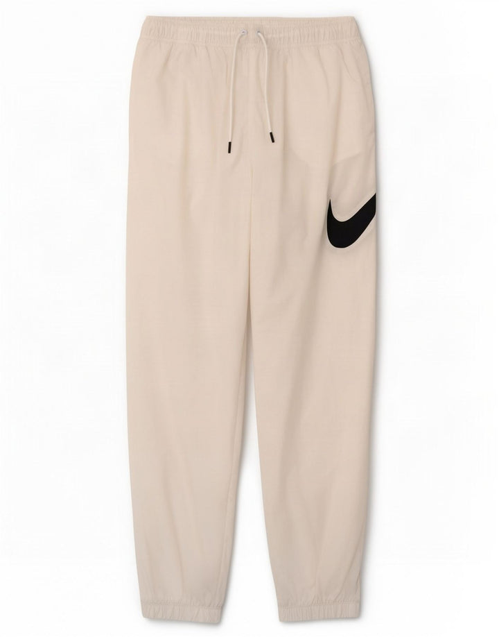 Pantaloni de trening grafic Nike pentru femei Pantaloni de jogging UK 12 Medium White