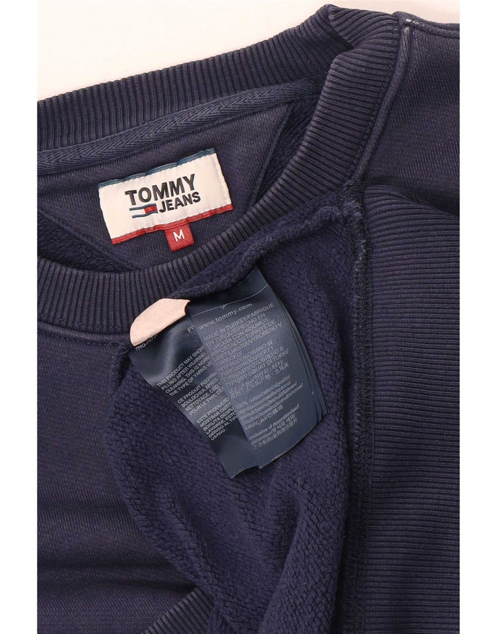 Hanorac pentru bărbați Tommy Hilfiger Pulover mediu din bumbac bleumarin