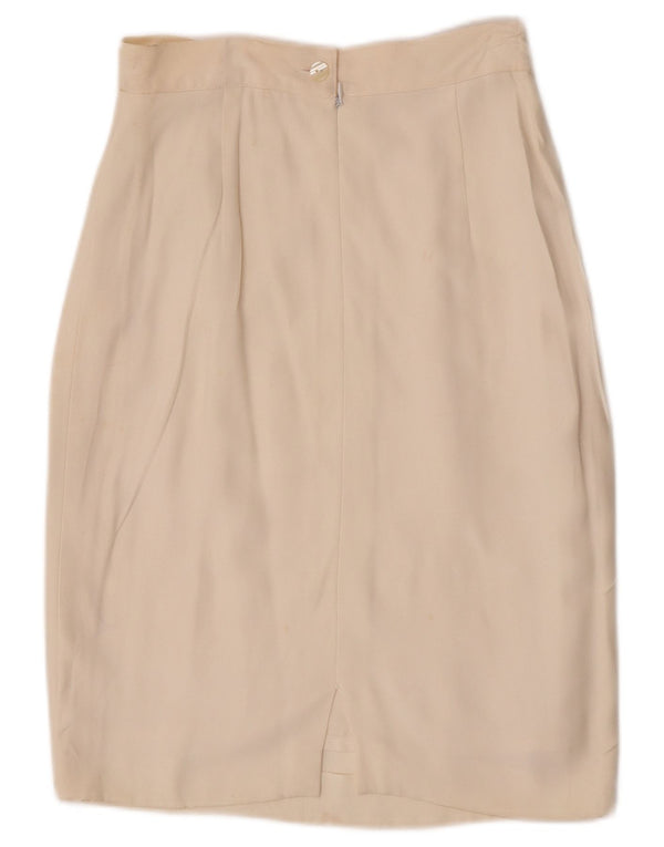 Fusta creion cu talie înaltă pentru femei Renato Balestra IT 42 Medium W27 Off White
