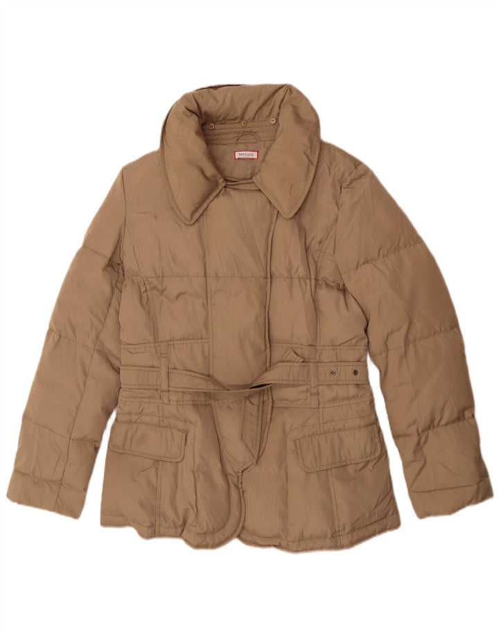 Jachetă căptușită pentru femei Max & Co. UK 12 Medium Bej Poliester Clasic