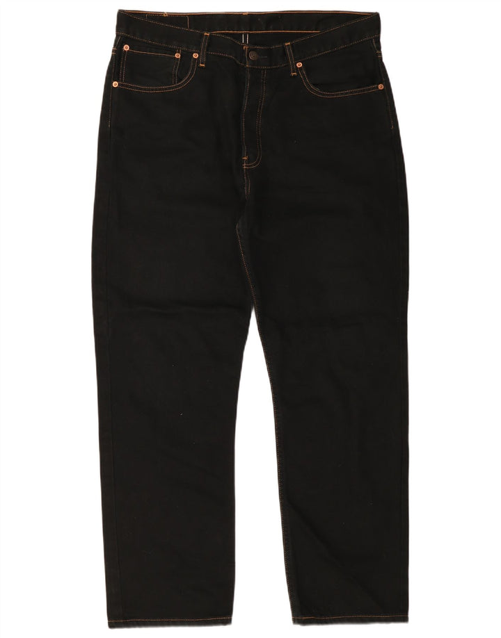 Blugi drepti pentru bărbați Levi's 582 W36 L30 negri