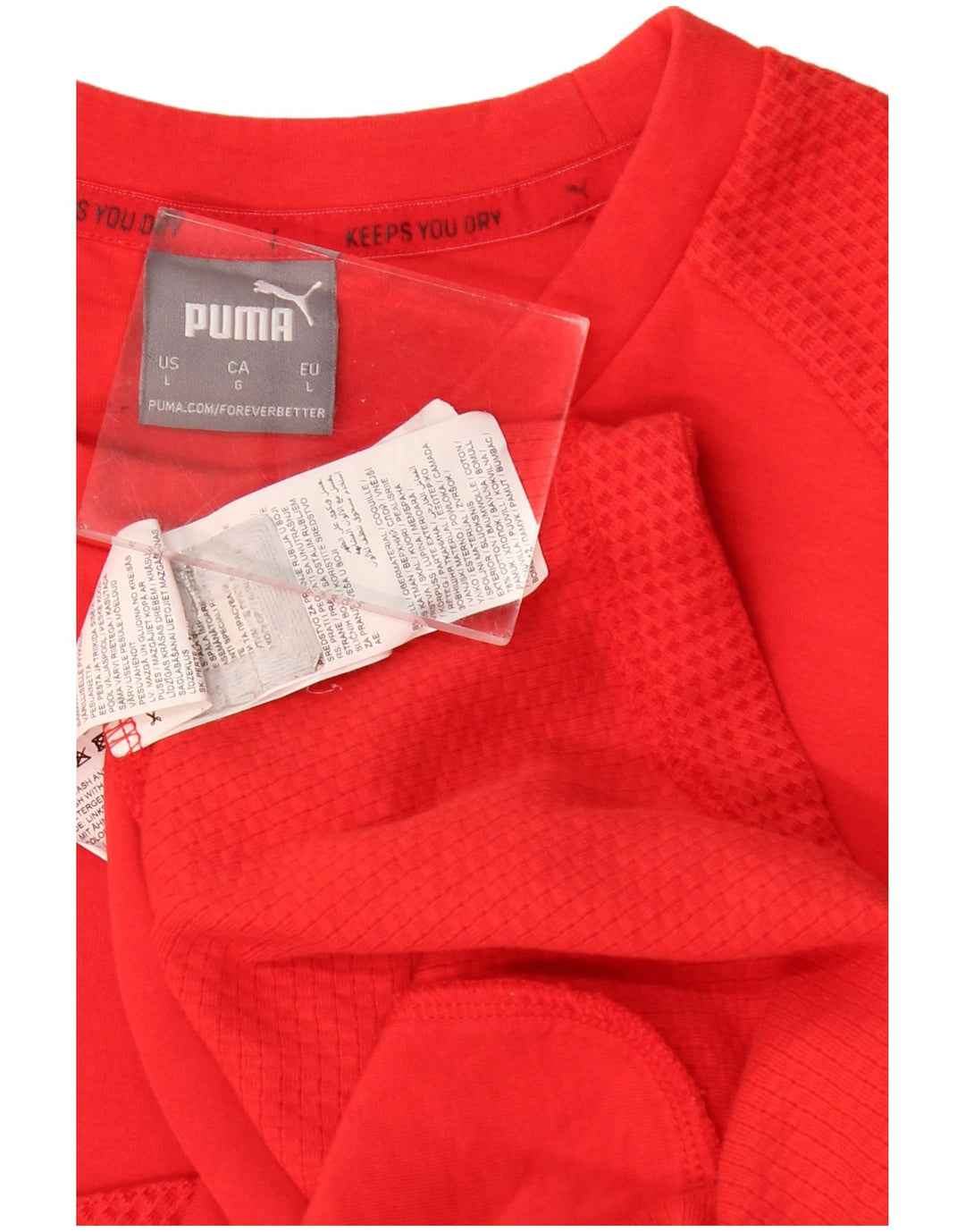Hanorac pentru bărbați Puma Jumper mare bumbac roșu